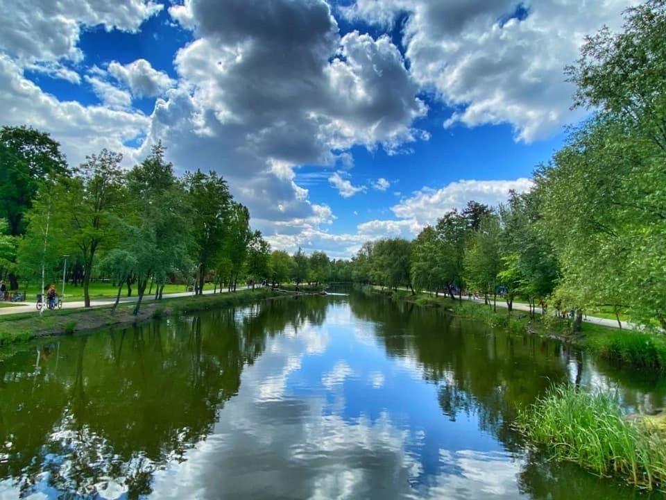 Modern Apartment Near Park Kiev Luaran gambar